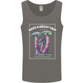 Have a Great Trip Magic Mushrooms LSD Hippy Mens Vest Tank Top Charcoal