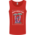 Have a Great Trip Magic Mushrooms LSD Hippy Mens Vest Tank Top Red