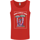 Have a Great Trip Magic Mushrooms LSD Hippy Mens Vest Tank Top Red