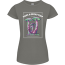 Have a Great Trip Magic Mushrooms LSD Hippy Womens Petite Cut T-Shirt Charcoal