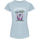 Have a Great Trip Magic Mushrooms LSD Hippy Womens Petite Cut T-Shirt Light Blue
