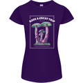 Have a Great Trip Magic Mushrooms LSD Hippy Womens Petite Cut T-Shirt Purple