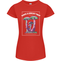 Have a Great Trip Magic Mushrooms LSD Hippy Womens Petite Cut T-Shirt Red