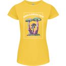 Have a Great Trip Magic Mushrooms LSD Hippy Womens Petite Cut T-Shirt Yellow