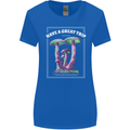 Have a Great Trip Magic Mushrooms LSD Hippy Womens Wider Cut T-Shirt Royal Blue