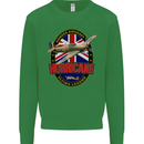 Hawker Hurricane Flying Legend Kids Sweatshirt Jumper Irish Green