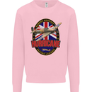 Hawker Hurricane Flying Legend Kids Sweatshirt Jumper Light Pink