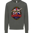 Hawker Hurricane Flying Legend Kids Sweatshirt Jumper Storm Grey