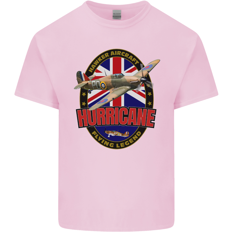 Hawker Hurricane Flying Legend Kids T-Shirt Childrens Light Pink