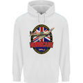 Hawker Hurricane Flying Legend Mens 80% Cotton Hoodie White