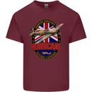 Hawker Hurricane Flying Legend Mens Cotton T-Shirt Tee Top Maroon