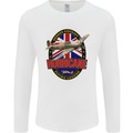 Hawker Hurricane Flying Legend Mens Long Sleeve T-Shirt White