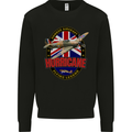 Hawker Hurricane Flying Legend Mens Sweatshirt Jumper Black