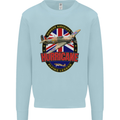 Hawker Hurricane Flying Legend Mens Sweatshirt Jumper Light Blue