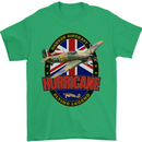 Hawker Hurricane Flying Legend Mens T-Shirt Cotton Gildan Irish Green