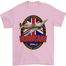 Hawker Hurricane Flying Legend Mens T-Shirt Cotton Gildan Light Pink