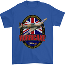 Hawker Hurricane Flying Legend Mens T-Shirt Cotton Gildan Royal Blue