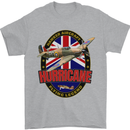 Hawker Hurricane Flying Legend Mens T-Shirt Cotton Gildan Sports Grey