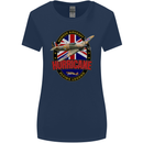 Hawker Hurricane Flying Legend Womens Wider Cut T-Shirt Navy Blue