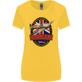 Hawker Hurricane Flying Legend Womens Wider Cut T-Shirt Yellow