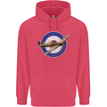 Hawker Hurricane With RAF Ensign Childrens Kids Hoodie Heliconia