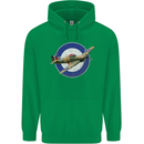 Hawker Hurricane With RAF Ensign Childrens Kids Hoodie Irish Green