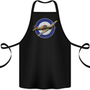 Hawker Hurricane With RAF Ensign Cotton Apron 100% Organic Black