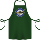 Hawker Hurricane With RAF Ensign Cotton Apron 100% Organic Forest Green