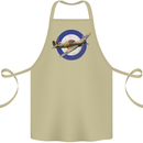 Hawker Hurricane With RAF Ensign Cotton Apron 100% Organic Khaki