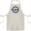 Hawker Hurricane With RAF Ensign Cotton Apron 100% Organic Natural