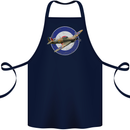 Hawker Hurricane With RAF Ensign Cotton Apron 100% Organic Navy Blue