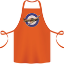 Hawker Hurricane With RAF Ensign Cotton Apron 100% Organic Orange