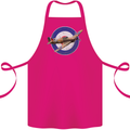 Hawker Hurricane With RAF Ensign Cotton Apron 100% Organic Pink