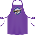 Hawker Hurricane With RAF Ensign Cotton Apron 100% Organic Purple