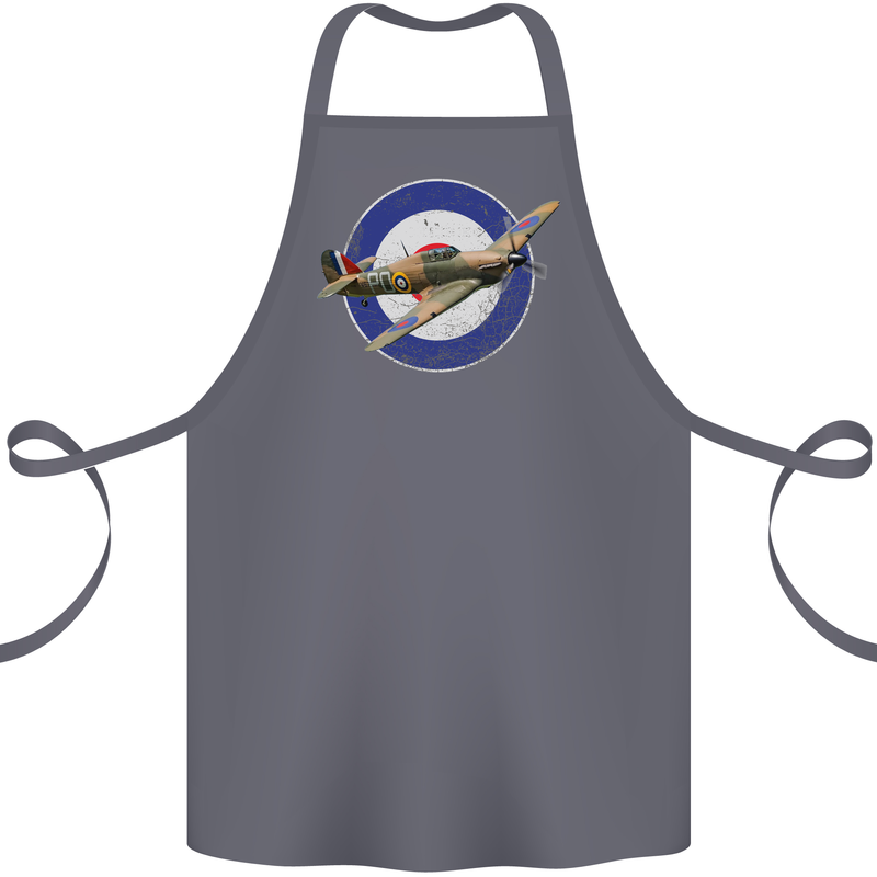 Hawker Hurricane With RAF Ensign Cotton Apron 100% Organic Steel