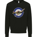 Hawker Hurricane With RAF Ensign Kids Sweatshirt Jumper Black
