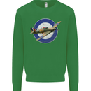 Hawker Hurricane With RAF Ensign Kids Sweatshirt Jumper Irish Green