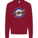 Hawker Hurricane With RAF Ensign Kids Sweatshirt Jumper Red