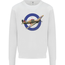Hawker Hurricane With RAF Ensign Kids Sweatshirt Jumper White