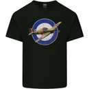 Hawker Hurricane With RAF Ensign Kids T-Shirt Childrens Black