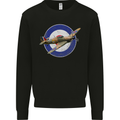 Hawker Hurricane With RAF Ensign Mens Sweatshirt Jumper Black