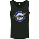 Hawker Hurricane With RAF Ensign Mens Vest Tank Top Black