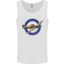 Hawker Hurricane With RAF Ensign Mens Vest Tank Top White
