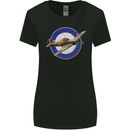 Hawker Hurricane With RAF Ensign Womens Wider Cut T-Shirt Black