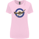 Hawker Hurricane With RAF Ensign Womens Wider Cut T-Shirt Light Pink
