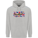 Hawker Hurricane with the Union Jack Childrens Kids Hoodie Sports Grey