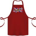 Hawker Hurricane with the Union Jack Cotton Apron 100% Organic Maroon