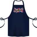 Hawker Hurricane with the Union Jack Cotton Apron 100% Organic Navy Blue