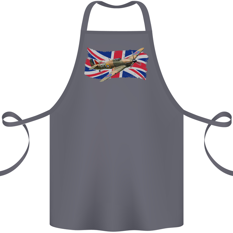 Hawker Hurricane with the Union Jack Cotton Apron 100% Organic Steel