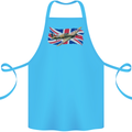 Hawker Hurricane with the Union Jack Cotton Apron 100% Organic Turquoise